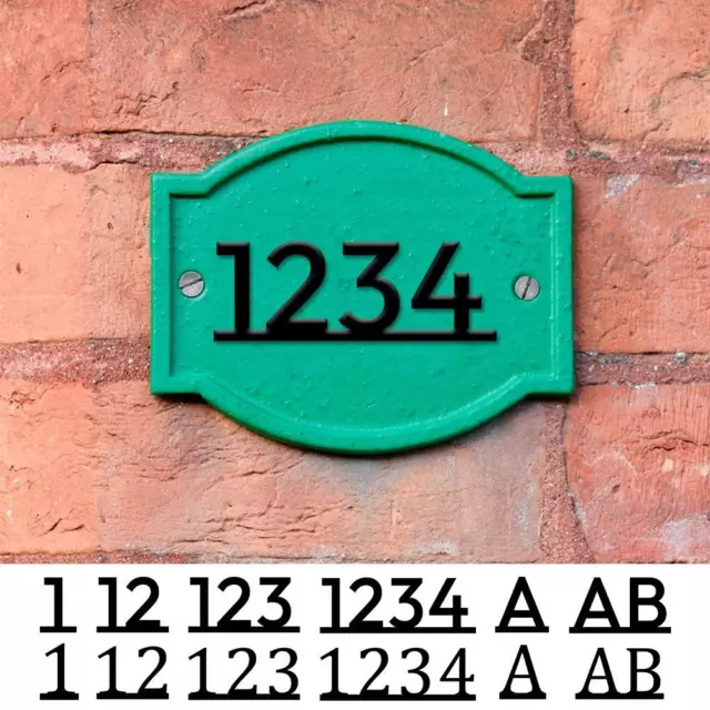 Personalized House Numbers Custom Address Sign House Number Letters Plaque NEW Y