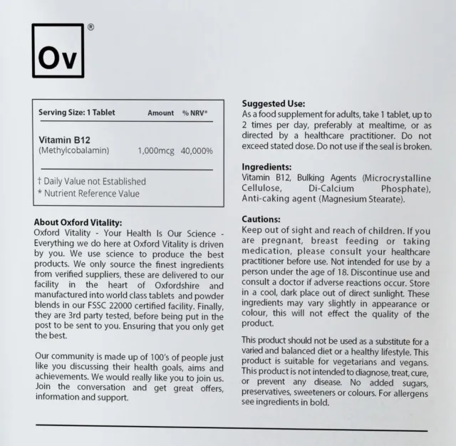 Comprimés de vitamine B12 1000mcg Methylcobalamin Methyl Fatigue immunitaire 2