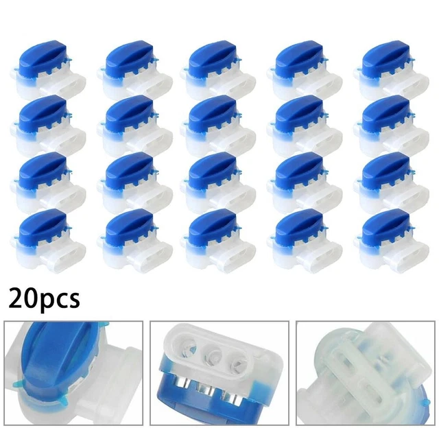 Jeu De 50 Connecteurs De Câble Autodénudant 3 Connexions à Sertir Pour Robot. Pour Câbles De