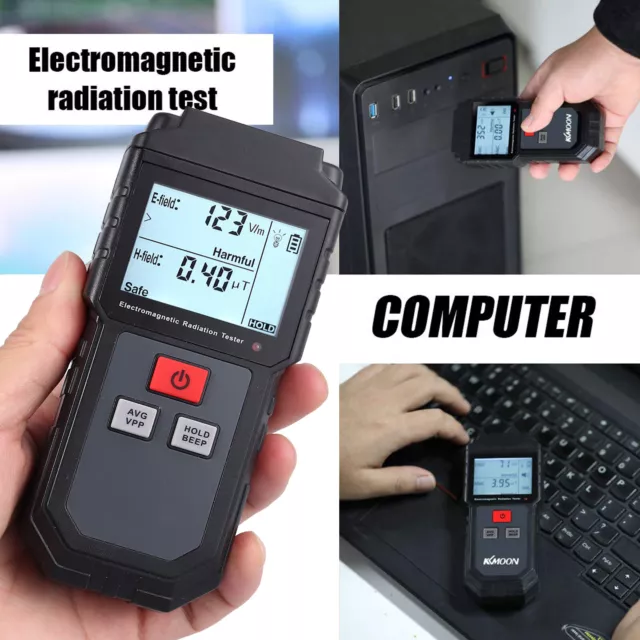 Electromagnetic Radiation Tester EMF Meter Electric Magnetic Field Detector