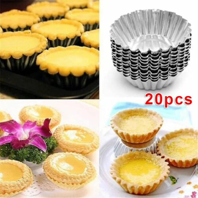 Hornear moldes de pastel de huevo antiadherentes aleación de aluminio tazas sartenes pastel