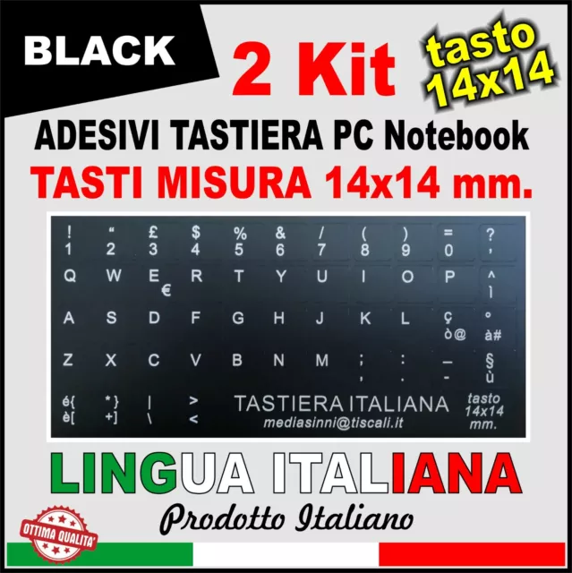 ADESIVI BIANCHI ETICHETTE Lettere per Tastiera Italiana Stickers White  Keyboard EUR 3,99 - PicClick IT