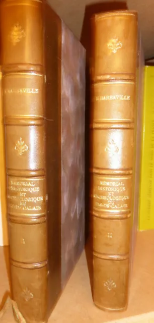 Memorial Historique Et Archeologique Du Pas De Calais (2 Tomes)