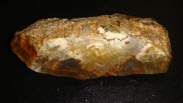 Old Graveyard Point Plume Agate Cut Specimen   414  Grams  Oregon