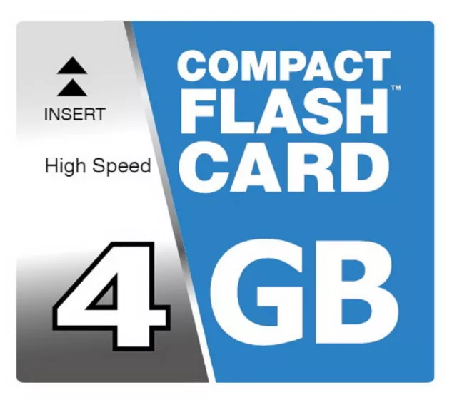 Neuf 4GB Carte Mémoire Compact Flash Carte pour Nikon Coolpix 600 700 775