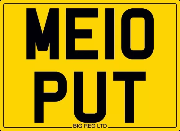 Me Low Putt Mellow😎 Me10 Put ⛳ Putt Golf Private Car Registration Number Plate