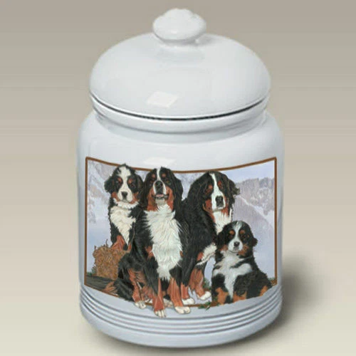 Bernese Mountain Dog Ceramic Treat Jar PS 52051