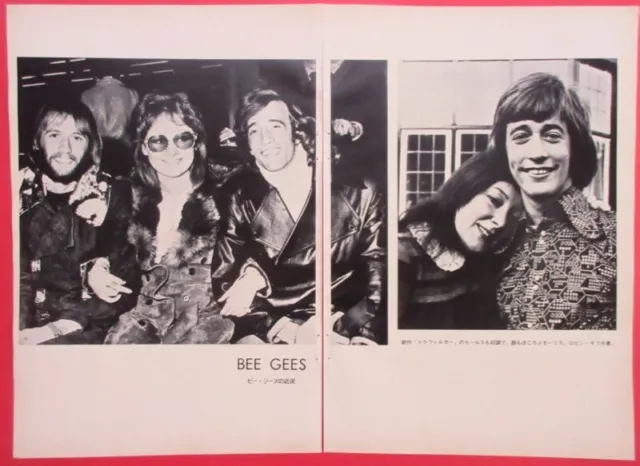 Bee Gees Robin Gibb Maurice Humble Pie 1972 Clipping Japan Magazine Ml 2F 4Page