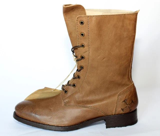 Bottines Femme Boots Cuir Beige  Mode TOUTS SAISONS  T 41  NEUVES pas chères 2