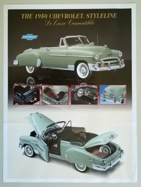 Chevrolet Styleline De Luxe (1950) : Brochure pub. FRANKLIN MINT (en français)