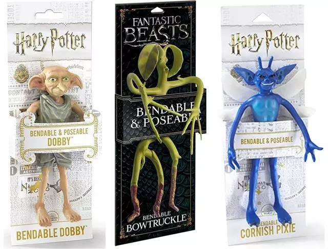 The Noble Collection Harry Potter and Fantastic Beasts bendable collection