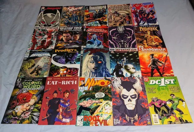 100 Comic Book Bulk Job Lot Bundle - Marvel DC and Indies