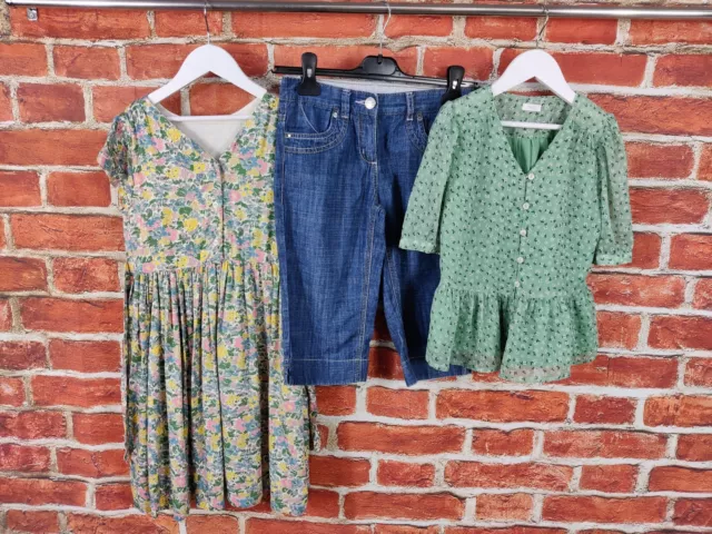 Girls Bundle Age 8-9 Years Cath Kidston Next Crop Jeans Top Summer Dress 134Cm