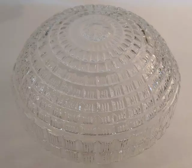 Vintage Clear Glass Ceiling Mount Light Fixture Globe