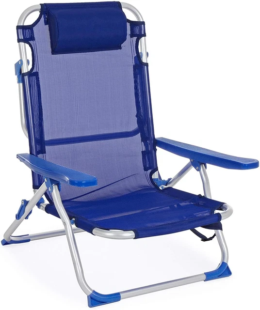 SPIAGGINA ALLUMINIO SDRAIO Mare Spiaggia Prendisole Reclinabile