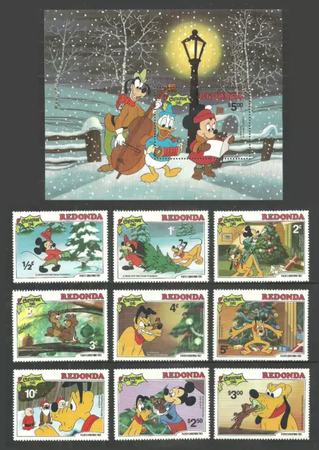 Anguilla Antigua Angola Disney Christmas Trains Music Various Sets & Sheets Mnh