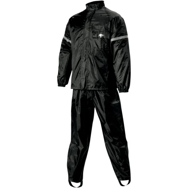 Nelson-Rigg WP-8000 Weather Pro Rainsuit Black - Medium WP8000BLK02-MD
