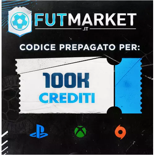 FUTmarket Card 100K Crediti FUT FIFA 23 Ultimate Team per PlayStation Xbox PC