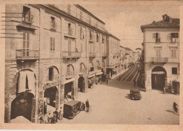 Cartolina  Piemonte Asti  Corso Vittorio Alfieri  Animata Mf92185