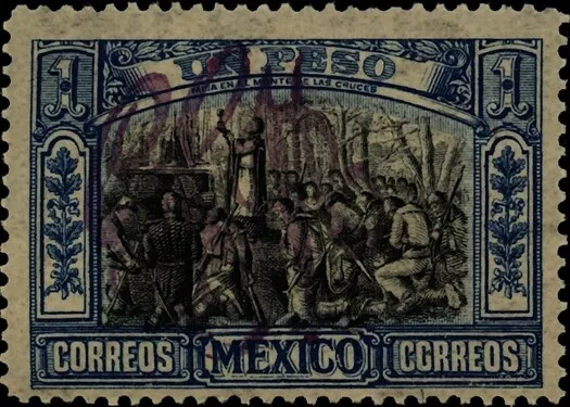 MEXICO, 1914. Overprinted 379, Mint