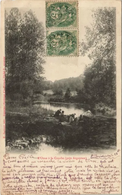 CPA ARGENTAN-L'Orne à la Curve (29501)