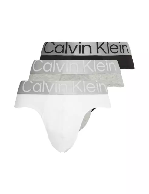 Calvin Klein Mens Steel Micro Hip Brief 3 Pack 000NB3073A