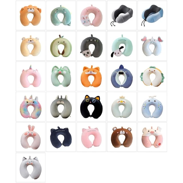 Cartoon Ushaped Pillow Cervical Spine Neck Pillows Travel Portable Home