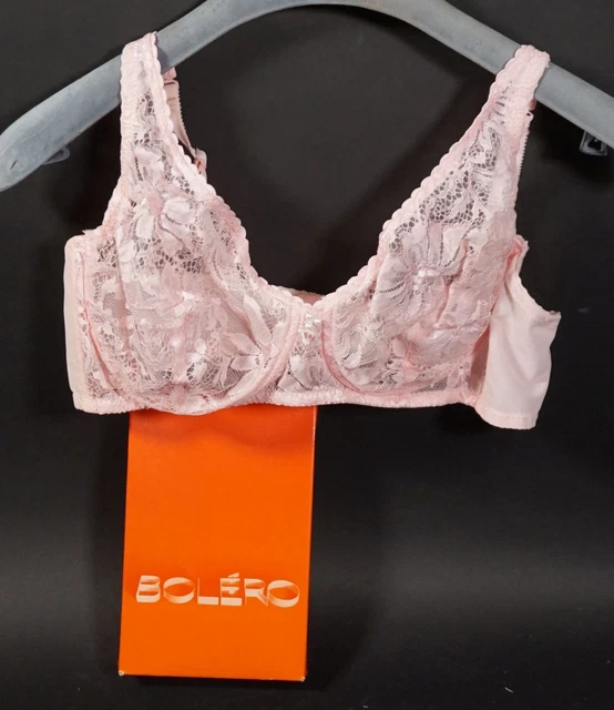 Vintage Bolero France Donna Reggiseno Biancheria Intima Lingerie Misura 85 B Con