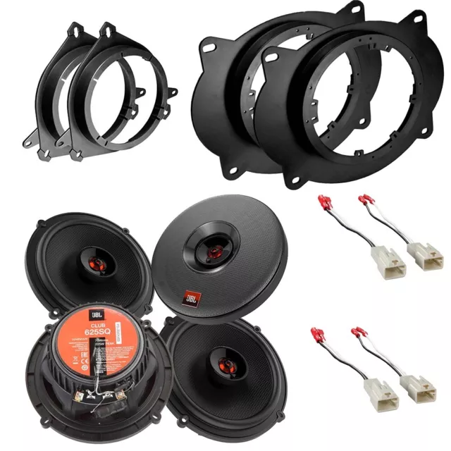 4) JBL 225 Watts 6.5" 2Way Front/Rear Door Speakers for 2007-2020 Toyota Tundra 4) JBL 225 Watts 6.5" 2Way Front/Rear Door Speakers for 2007-2020 Toyota Tundra