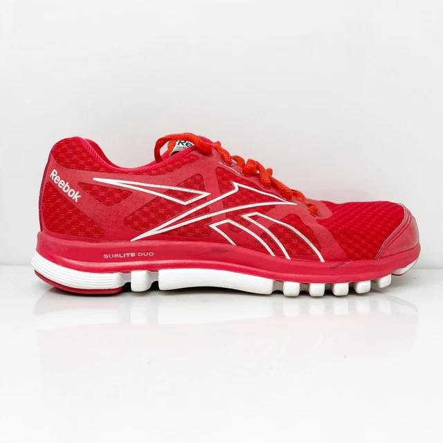 Reebok Womens SubLite Duo J99586 Red Running Shoes Sneakers Size 5.5