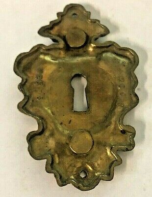 Vintage French Provincial Key hole Plate Keeler N-2576 2 7/8"  x  1 7/8" 2