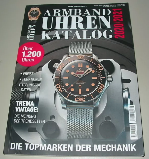 Armband Uhren Katalog Omega Breitling Rolex Glashütte Seiko Sinn 2020 / 2021 NEU