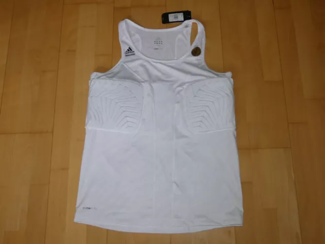 Adidas Pad Tank GFX Gr.3XT - Weiß - Basketball Rugby - Wintersport - Motorrad