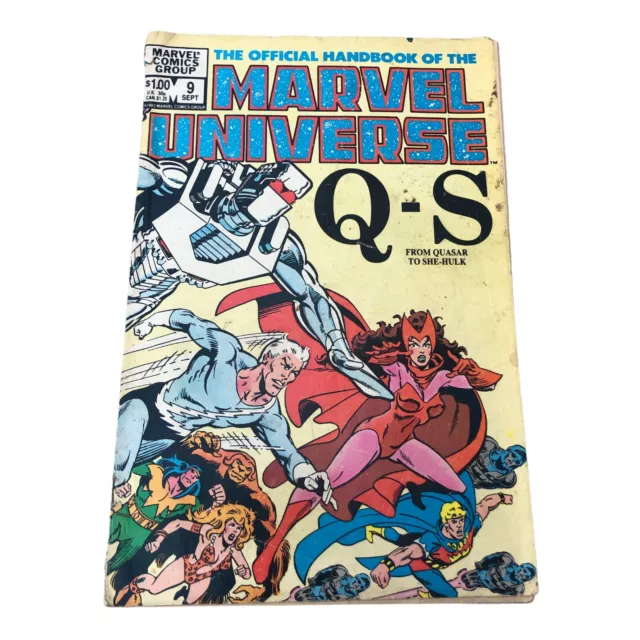 Marvel comics  Official Handbook of the Marvel Universe (Vol. 1) #9 Marvel