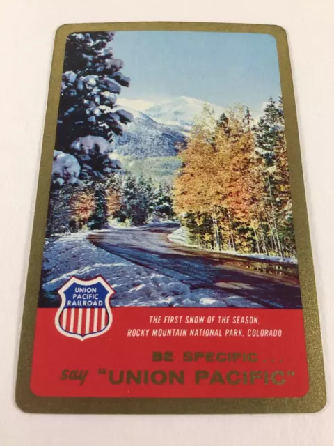 Union Pacific Railroad - Be Specific Say Union Pacific Single Playing Card 2