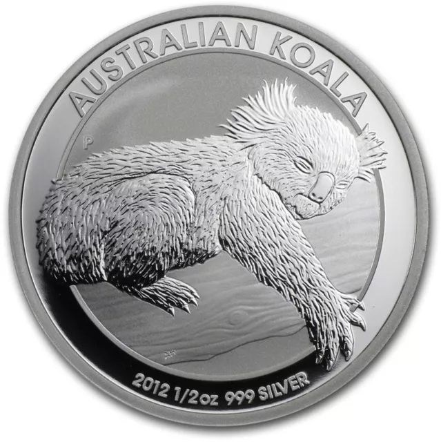 1/2 once d'Argent Australie 2012 - 50 Cents Koala Silver Bullion, Sous Capsule