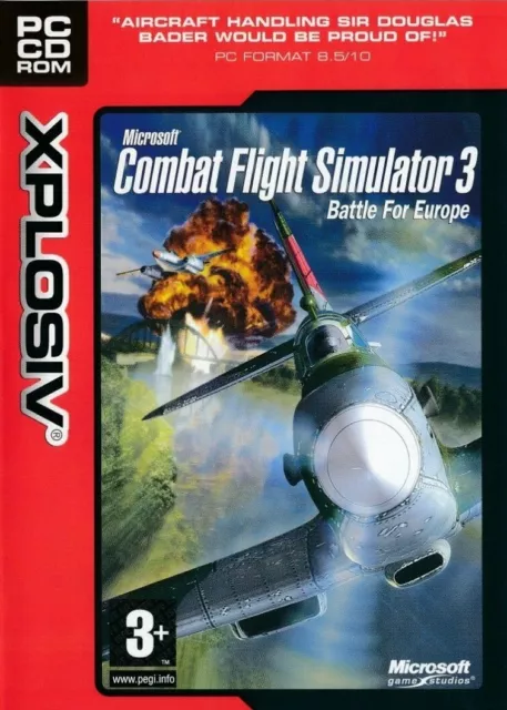 Microsoft Combat Flight Simulator 3 - Battle for Europe - PC CD-ROM Sim Game NEW