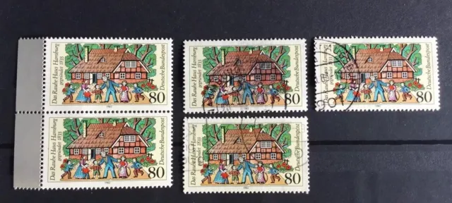 Briefmarken BRD 1983, Mi.Nr. 1186, Das Rauhe Haus Hamburg postfr.u.gest.