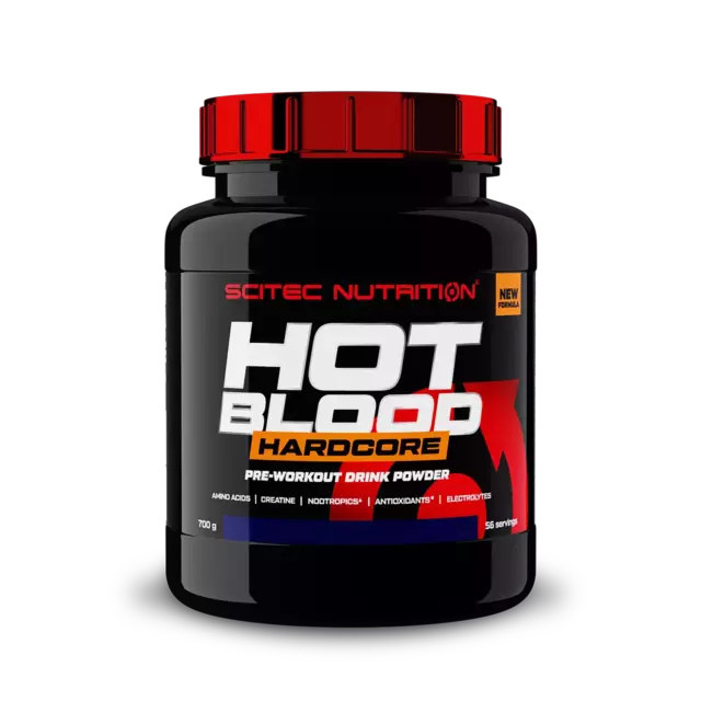 Scitec Nutrition Hot Blood 3.0 Hardcore Pre-Workout 700 gr con Creatina