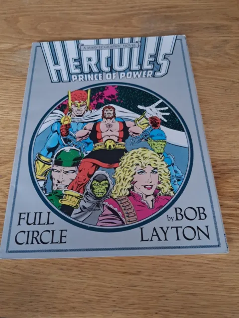 Hercules Prince of Power Full Circle. Graphic Novel 1988 Bob Layton Rare