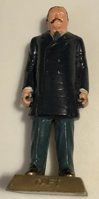 Vintage William Howard Taft Marx Presidents 1960's Toy Plastic Figure  2.75"