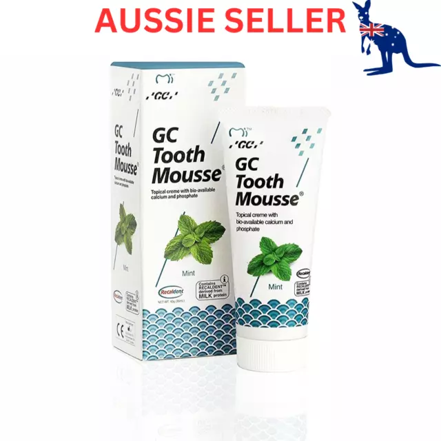 GC Tooth Mousse Mint Topical Creme Recaldent 40g