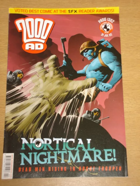 2000Ad #1302 British Weekly Comic Judge Dredd Jul 2002 *