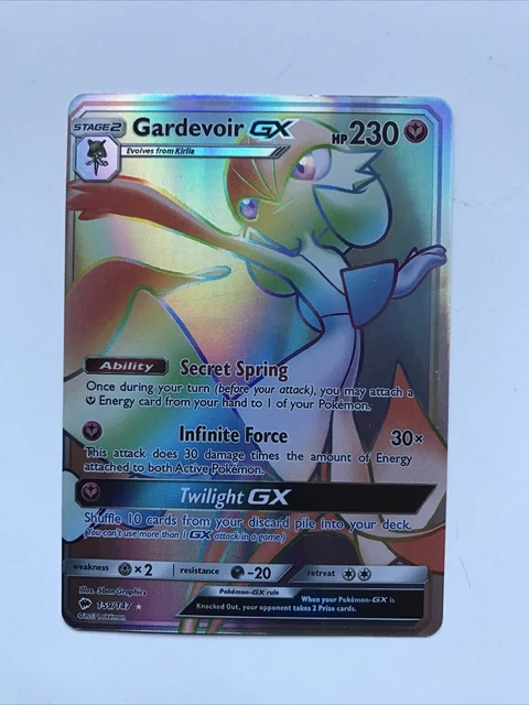 Pokémon TCG Gardevoir GX Burning Shadows 159/147 Holo Secret Rare - Heavily Play