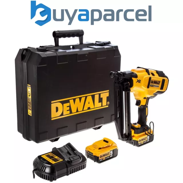 Dewalt DCN660P2 18v XR Brushless Framing Nailer + 2 x 5.0Ah Batteries + Case