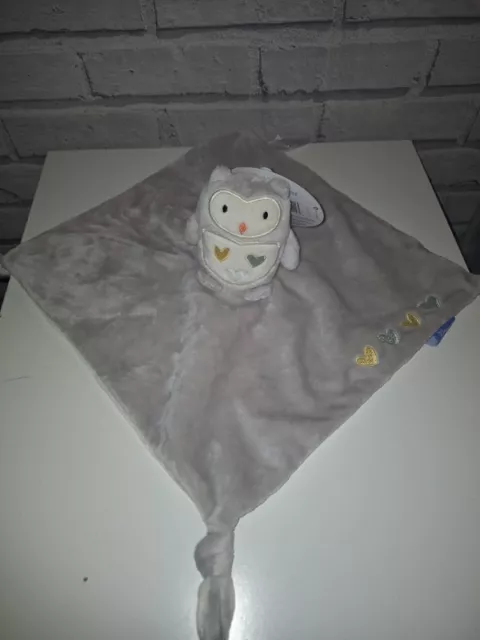 GRO COMPANY SOFT babies hug toy comforter blanket OLLIE THE OWL new ...