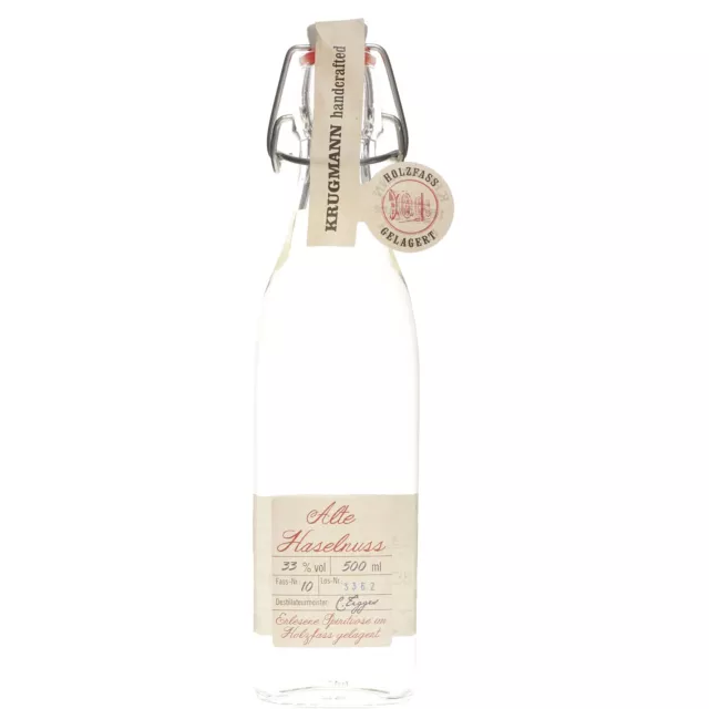 Krugmann Alte Haselnuss 0,5 Liter 33 % Vol.