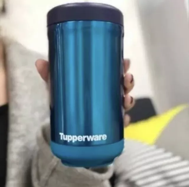 TUPPERWARE LARGE THERMAL Stacking Flask Hot Cold Thermos 475 ml Brand New  $25.00 - PicClick AU