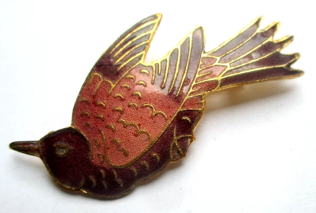 Broche Animalière Vintage Scarabée En Or Et émail Jaune/noir - Porte-bonheur, Parfait état