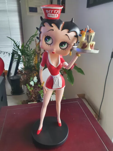 Extremely Rare! Betty Boop Diner Waitress Figurine Statue